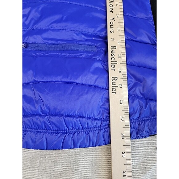 Calvin Klein Performance Puffer Jacket Womens M Purple 90% Down Full Zip Pockets - Picture 11 of 14